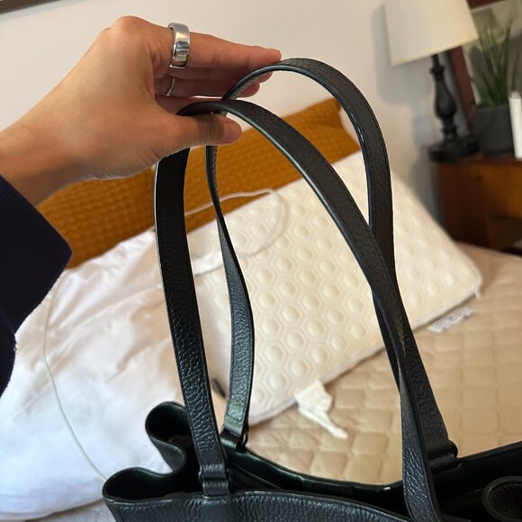 Dagne Dover Allyn Leather Tote Black Size Medium - Great work tote! - Picture 8 of 13